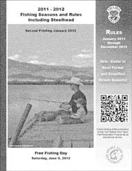 Idaho Fishing Regulation Booklet.