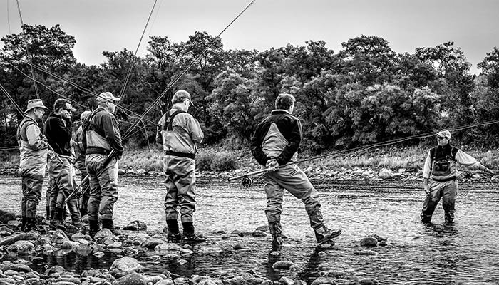 Instructional Spey Lessons on the Spokane River.