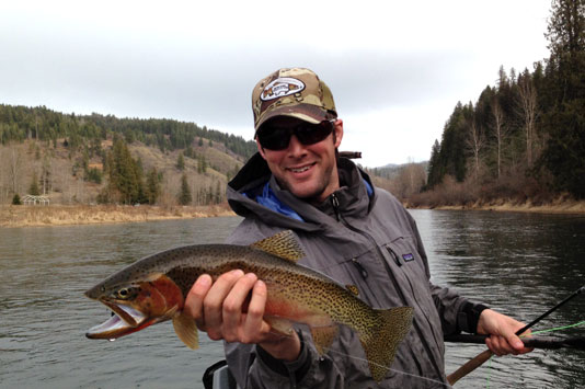 High Water Cutthroat Fly Fishing on the St Joe River.