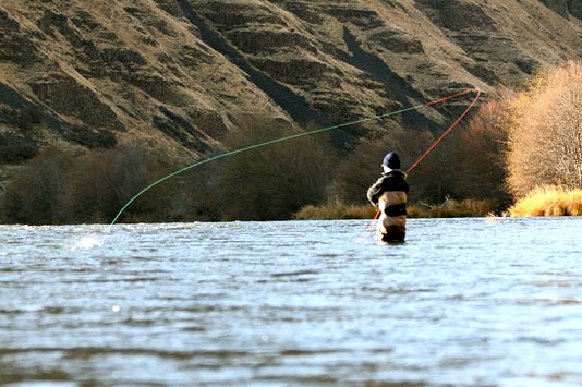 Spey Casting on the Deschutes.