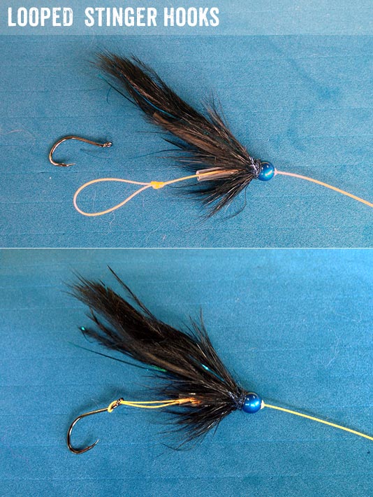 Looped Stinger Hooks.