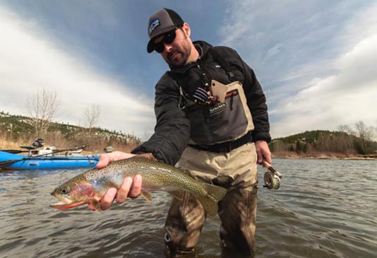 Winter Fly Fishing the North Fork of the Coeur d'Alene River.