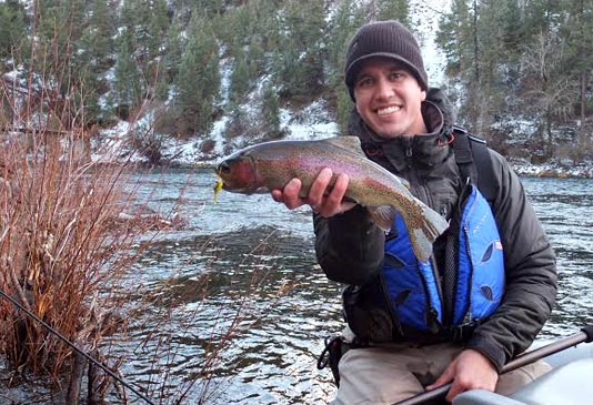 Winter Fly Fishing the Spokane River.