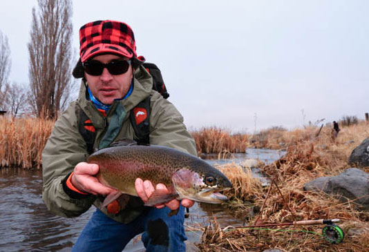 Trout Fly Fishing at Rocky Ford Creek.