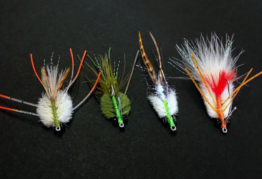 Saltwater Bonefish Crab Flies.