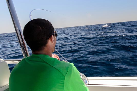 Mike Hooking up with a Short Fin Mako.