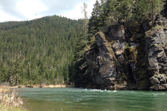 North Fork of the Coeur d'Alene River.