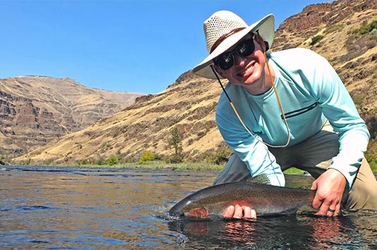 Spencer's Wild Steelhead on the Grande Ronde River.