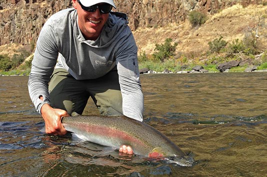 Sean's Wild Steelhead on the Grande Ronde River.