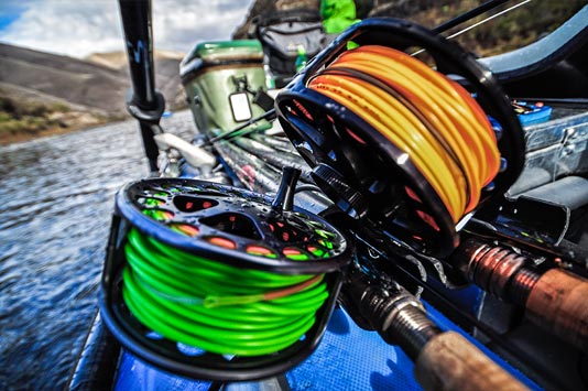 Winston Spey Rods and Lamson Reels.
