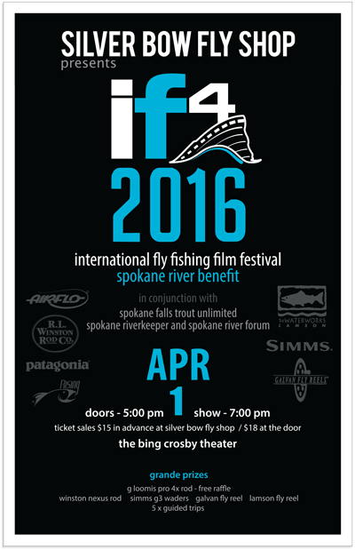 International Fly Fishing Film Festival - Poster, Spokane.
