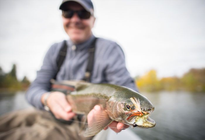 Streamer Fishing on the Spokane River.