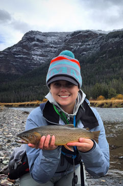 A nice Yellowstone cutthroat trout out of Soda Butte Creek.