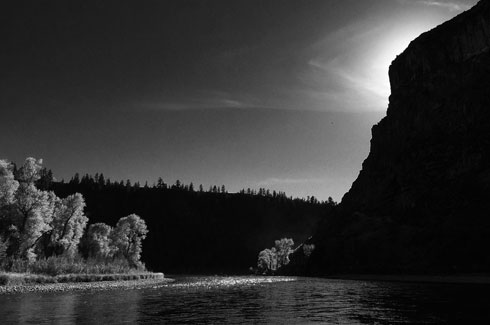 Table Top Rock on the canyon of the South Fork Snake River.