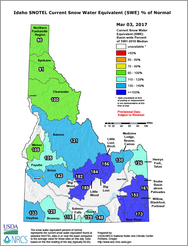 Idaho Snow Pack.