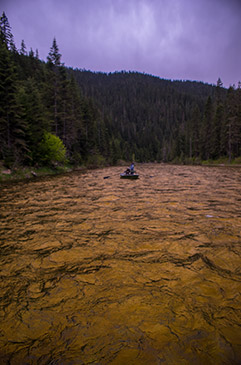 Sunset North Fork of the Coeur d'Alene