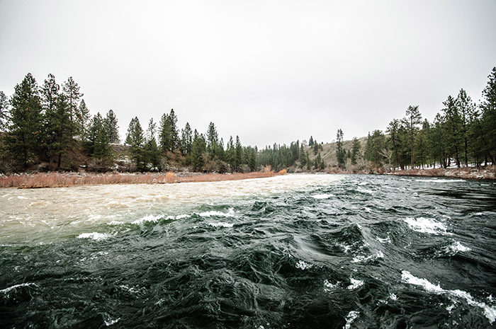 Hangman Creek Spokane River Confluence sediment.