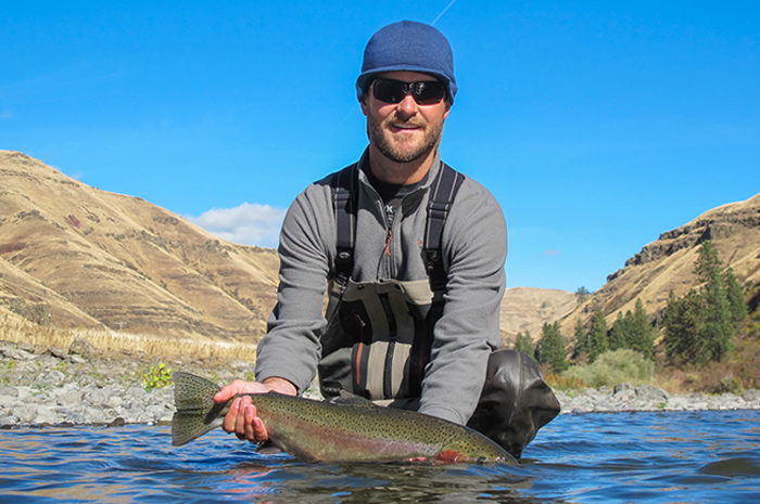 Steelhead Guide Kelby Braun.