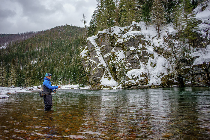 Winter Fly Fishing North Idaho