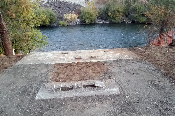 Spokane River Redband Park Boat Launch Access.