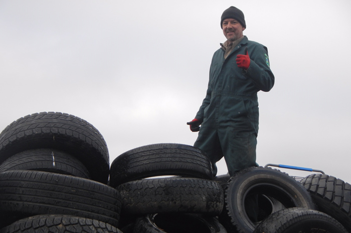 Spokane River Tire Cleanup