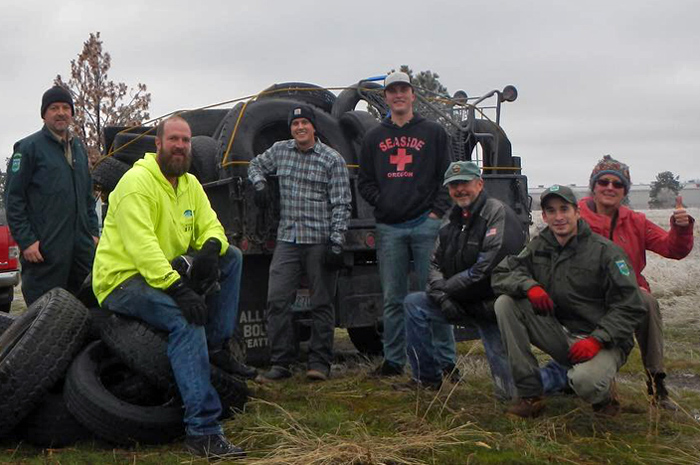 Spokane River Tire Cleanup
