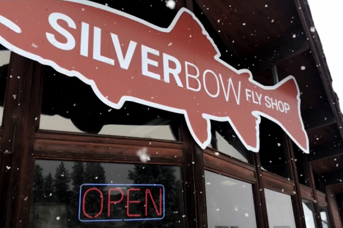 Silver Bow Fly Shop Sign