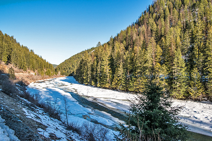 St. Joe River Idaho, March 20, 2019