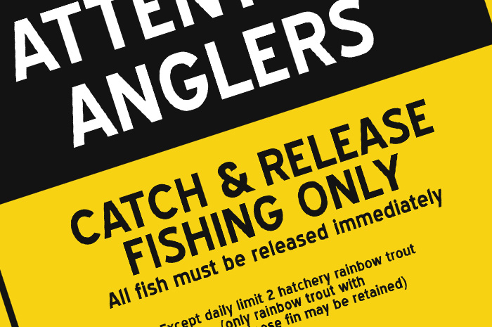 Spokane River Anglers Fishing Sign