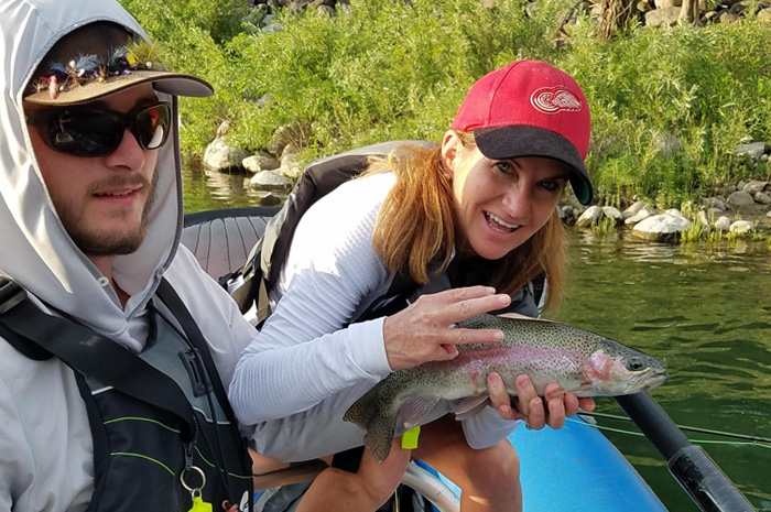 Spokane River guided fly fishing trips produce all summer in the Spokane area.