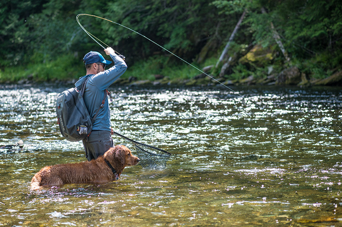 Catching cutthroat on the St. Joe River in Idaho near Avery.