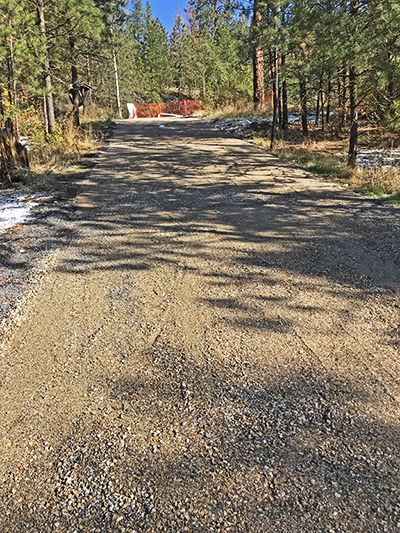 The Spokane River Water Treatment Facility boat access is under construction getting paved and will be completed November 2019.