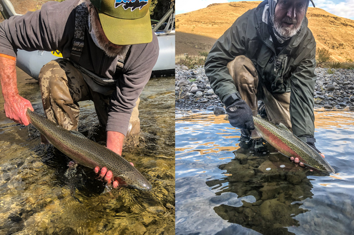 Dave Krohne and a Grande Ronde steelhead.