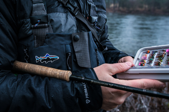 Testing the new Patagonia Zip Front Waders. Photo Credit - Jennifer Nepean