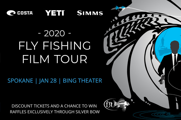 2020 Fly Fishing Film Tour, F3T, is coming to Spokane, Washington