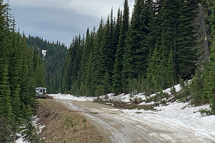 Hoodoo Pass on the Idaho / Montana border taking anglers from Superior to the NF Clearwater / Kelly Creek.