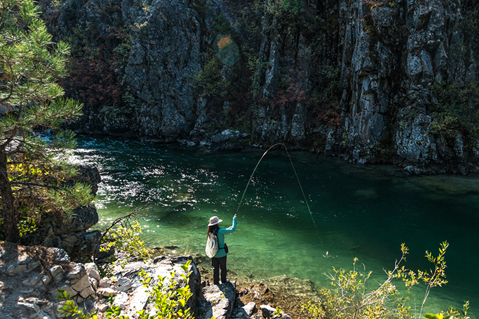 Hooked up on the South Fork Payette River. While not plentiful of fish, nor large ones, it was a fun pitstop to break up the drive home.