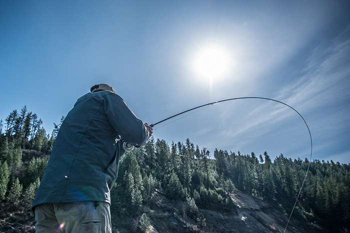 Protect your lightweight euro rod tip sections by utilizing the butt and mid section more to take pressure off of the tip.