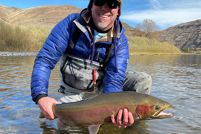 A hatchery Grande Ronde steelhead.