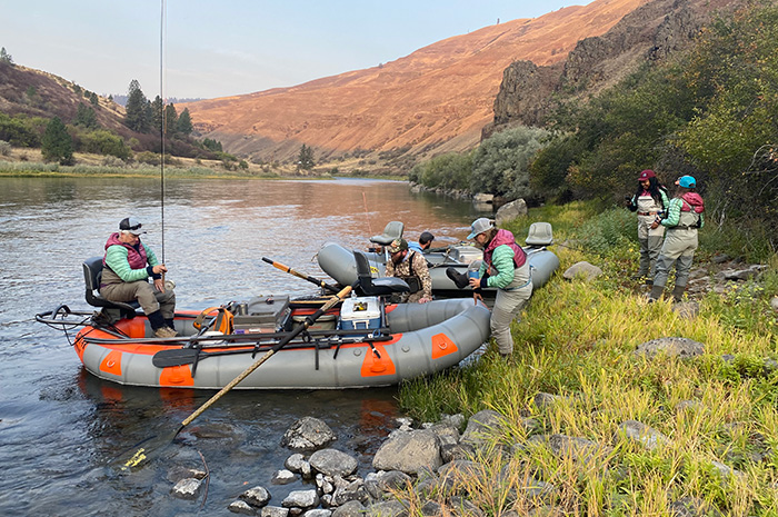 The United Women on the Fly Grande Ronde steelhead outing.