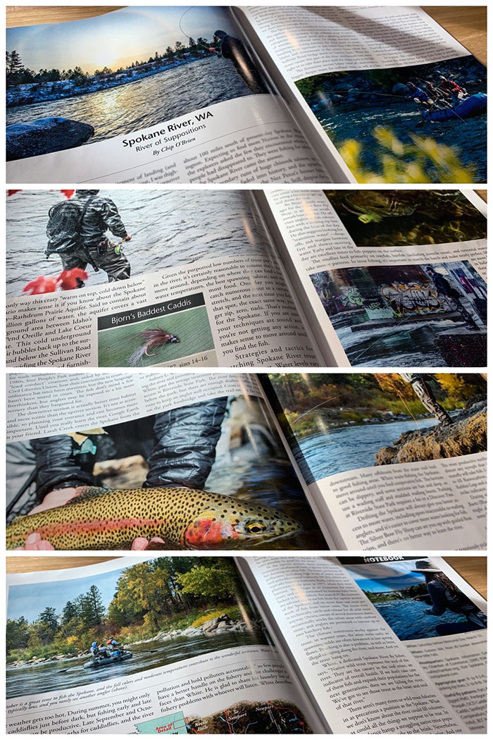 The Spokane River featured in American Fly Fishing Magazine by Chip O'Brien.