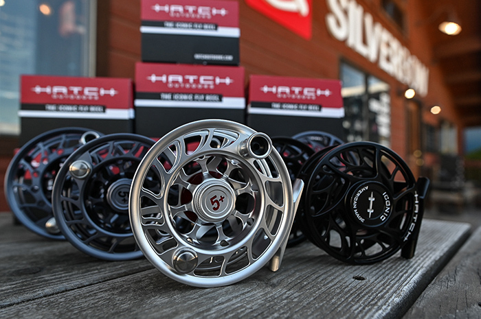 The all New Hatch ICONIC Fly Reels have arrived for sale at the Silver Bow Fly Shop, Spokane, Washington.