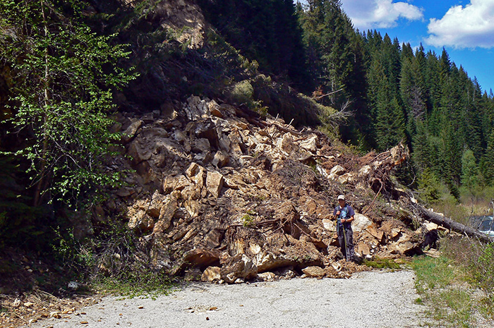 North Fork Clearwater Black Canyon Slide