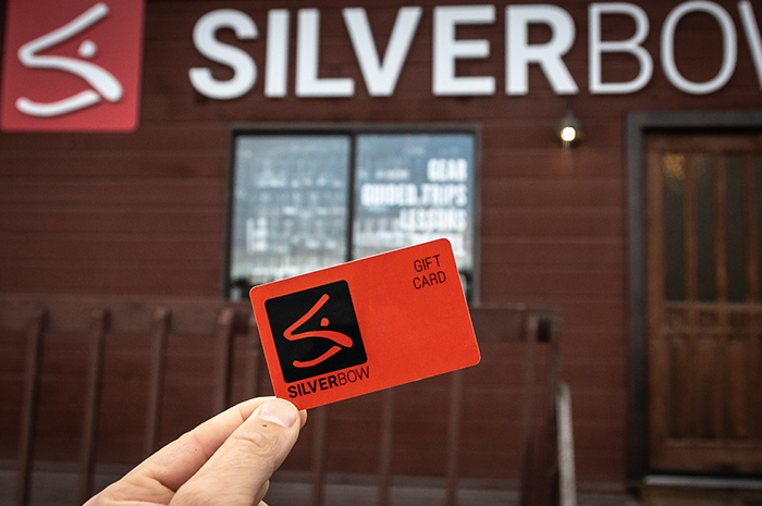 Fly fishing gift ideas in Spokane, WA, a Silver Bow Fly Shop gift card.