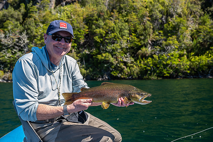 Fly fishing Las Pampas, Chubut, Argentina