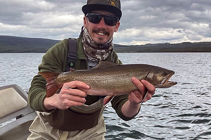 Fly fishing Las Pampas, Chubut, Argentina