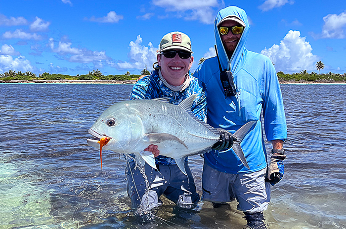 Farquhar Seychelles Giant Tevally Fish