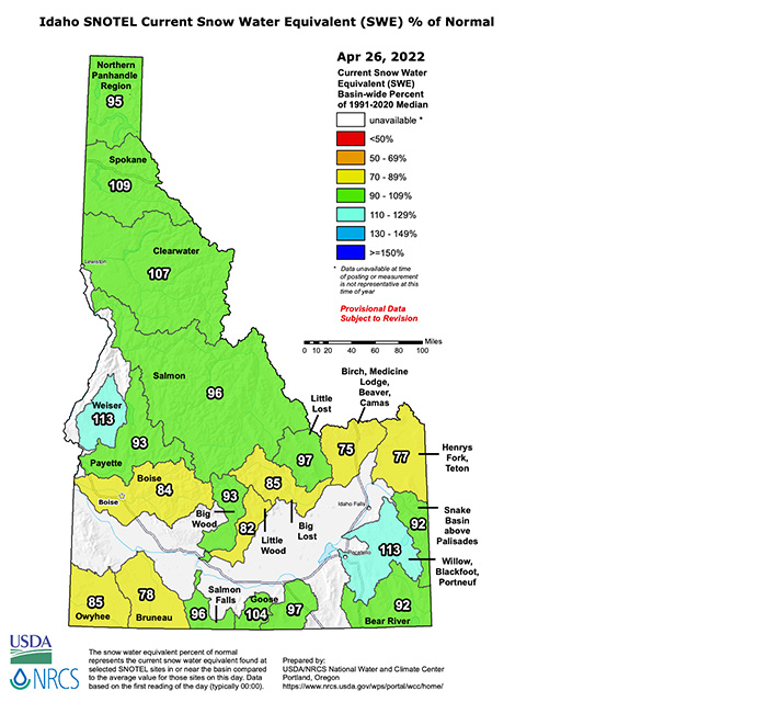 Idaho Snow Pack