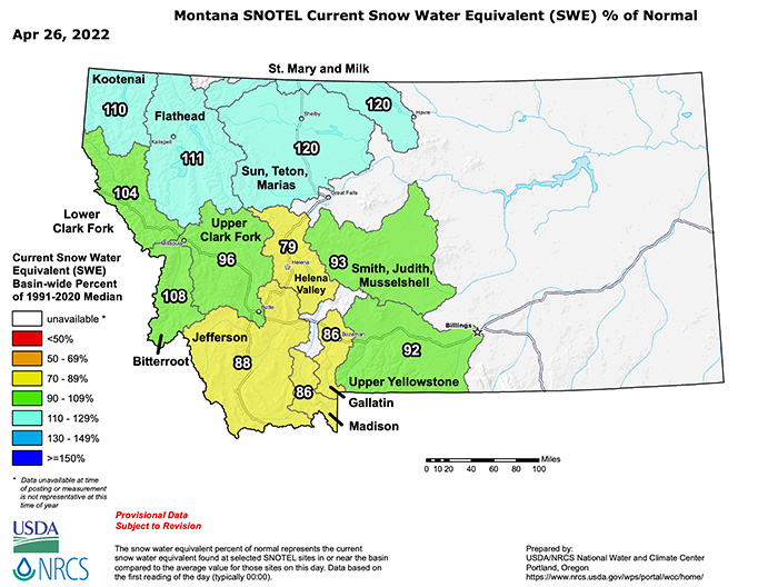 Montana Snow Pack