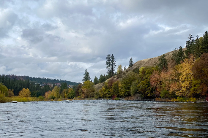 Fall on the Spokane River